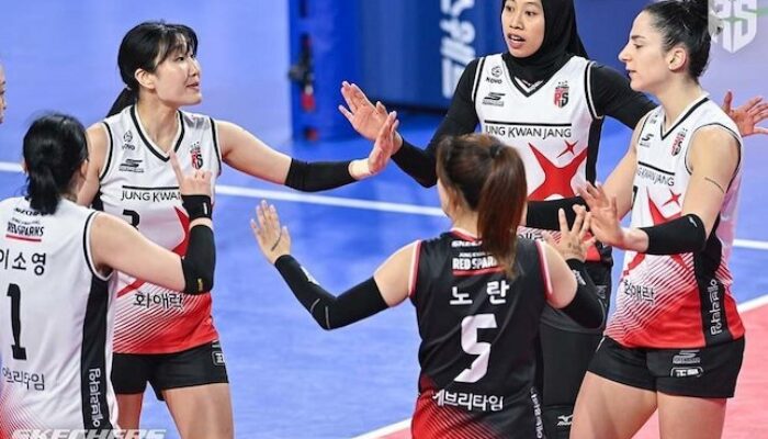 Megawati Moncer, Red Sparks Raih Kemenangan Beruntun di Korean V-League