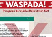 Ramai Penipuan Berkedok Rekrutmen KAI, Begini Penjelasan Perusahaan