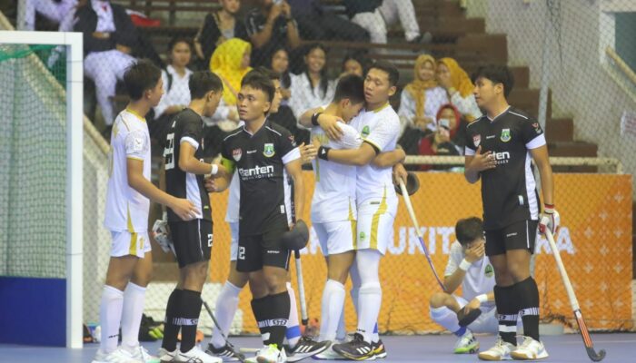 Tim Hockey Indoor Jawa Barat Kawinkan Dua Emas di PON XXI