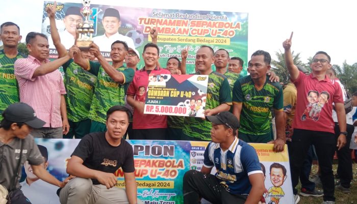 Tutup Turnamen Dambaan Cup U-40, Darma Wijaya: Turnamen Ini untuk Menghibur Rakyat