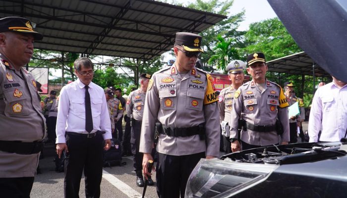 Kapolres Banjar Cek Kesiapan Personel serta Sarana dan Prasarana Personel Pam Langsung TPS Pilkada Serentak 2024