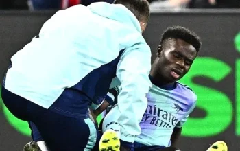 Bukayo Saka Cedera, Arsenal Kalahkan Crystal Palace 5-1 di Tengah Kekhawatiran