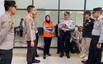 Kapolres Banjar bersama Dishub Kota Banjar Lakukan Ramp Check Kendaraan