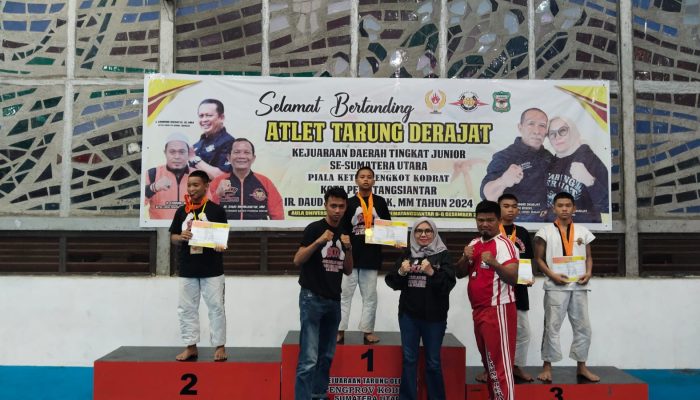 Atlet Tarung Derajat Asahan Raih Juara Umum Kedua Pada Kejurda Tingkat Junior Se-Sumatera Utara