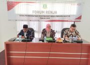 DPMD Provinsi Banten Laksanakan Forum Rencana Kerja Tahun 2026