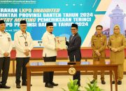 Gubernur Banten Andra Soni Serahkan LKPD Unaudited Pemprov Banten TA 2024 ke BPK